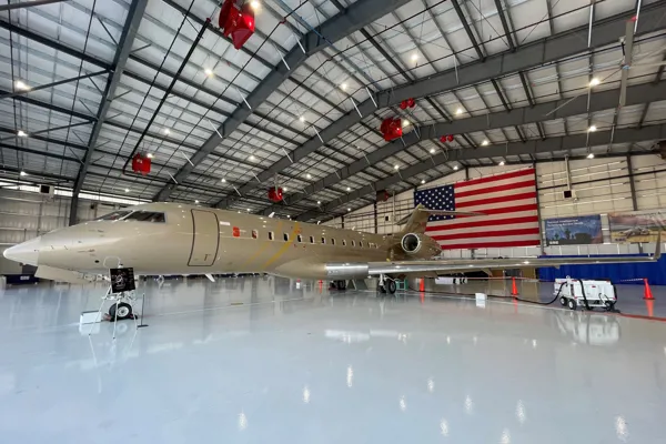 Rapcon-X Plane in Hangar